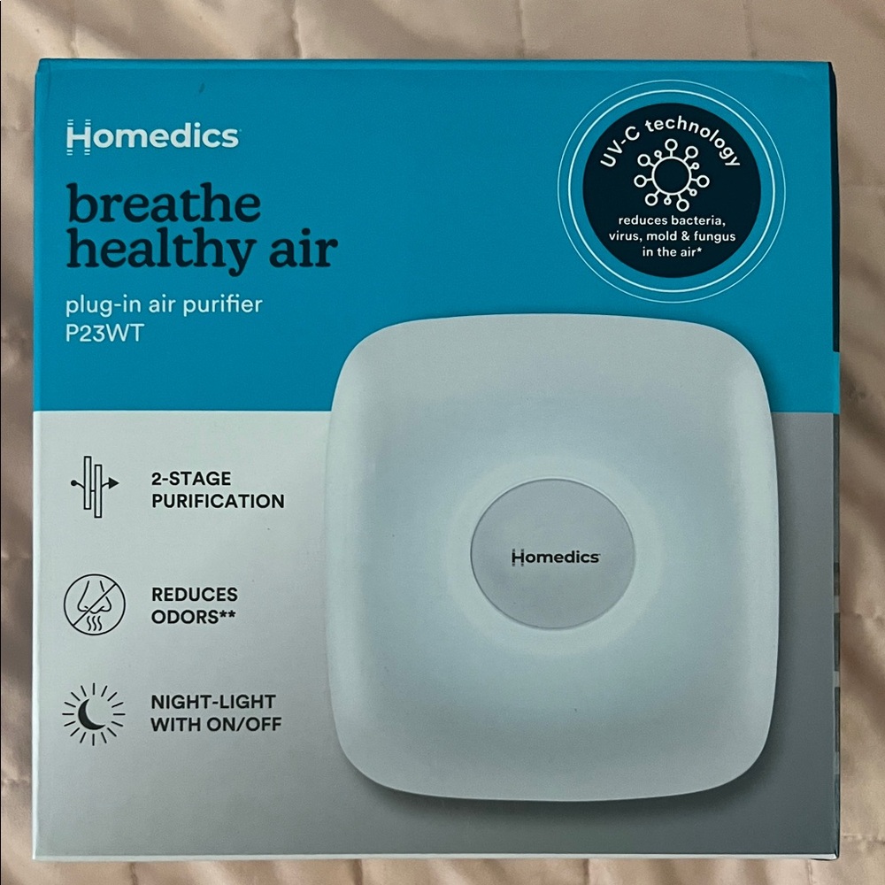 Homedics Plug-In UV-C Air Purifier
